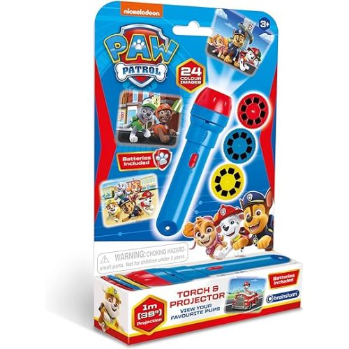Brainstorm Toys Paw Patrol Children's Flashlight and Projector Toy, Multicolor