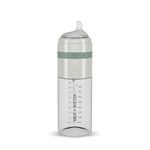 MILK & WATER Glass All-in-One Baby Bottle with Anti Colic Nipple