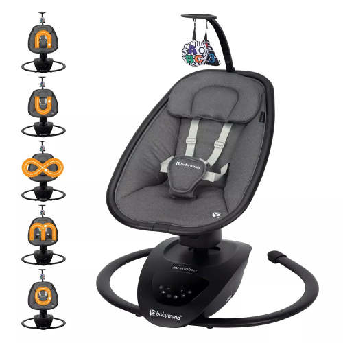 Baby Trend Infinity Swing with Interactive Display - Midnight Black