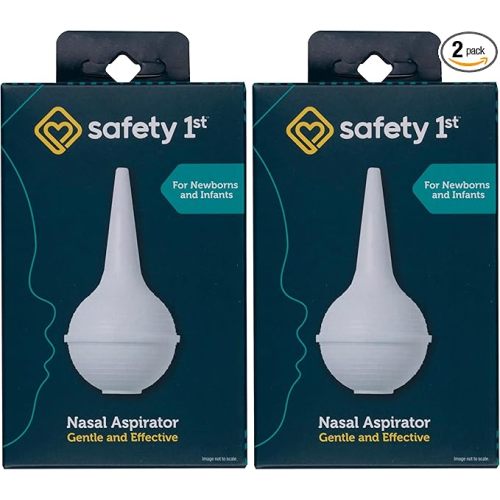Safety 1st Nasal Aspirator, White, One Size (Pack of 2)