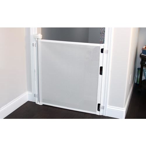 Retract-A-Gate 52" White: The Original and only Made in USA Retractable Baby, Dog, & Cat Gate