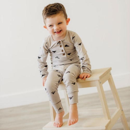 Softest 2 Piece Set - Black Triangles – Presley Couture