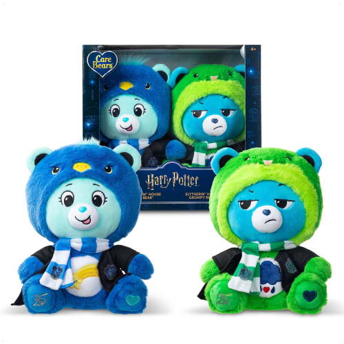 Harry Potter x Care Bears 2-Pack Ravenclaw House Wish Bear & Slytherin House Grumpy Bear - Walmart.ca