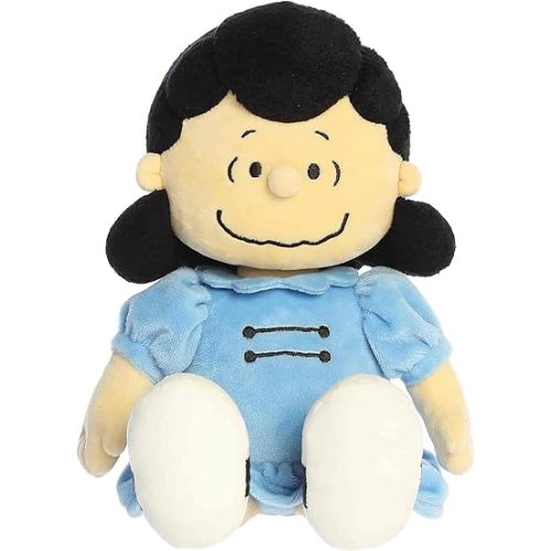 Aurora® Adorable Peanuts® Lucy Stuffed Animal - Officially Licensed Toys for All Snoopy Fans - Nostalgic Gift for Adults and Birthday Celebrations - Multicolor 13 Inches