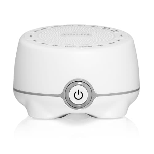 Yogasleep Whish White Noise Sound Machine, 16 Natural & Soothing Sounds, Volume Control for Baby & Adults, Get Office Privacy, Concentration, Sleep Aid, Compact for Easy Travel, Essentials for Nursery
