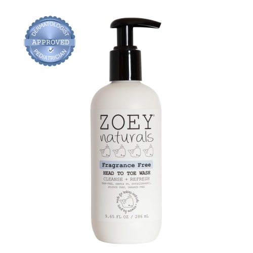 Fragrance Free Head To Toe Wash for Babies and Kids -Tear-Free