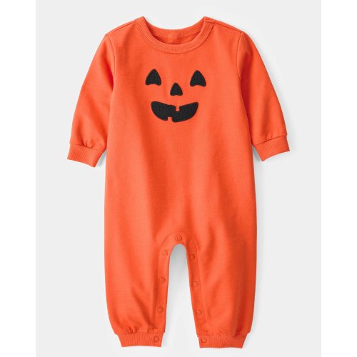 Baby Halloween Pumpkin Jumpsuit - Orange - Carter's | Carter's
