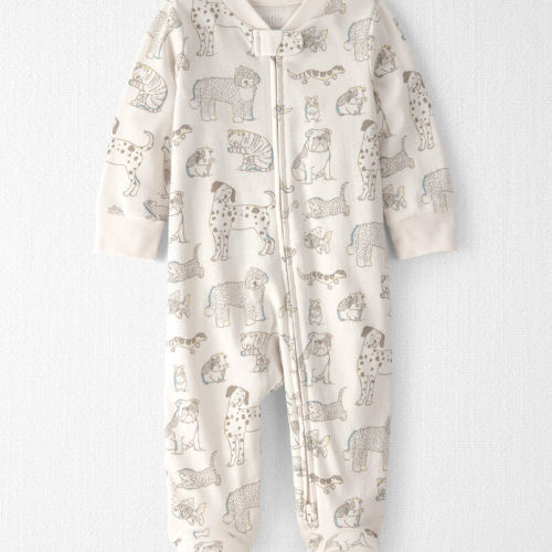 Baby Organic Cotton Sleeper Pyjama in Pet-Print | Carter’s Oshkosh Canada