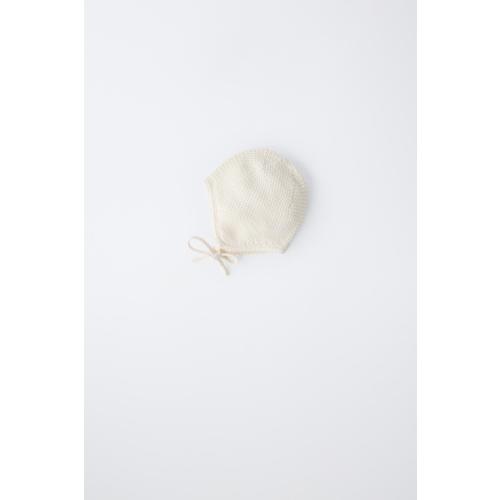 COTTON SILK TEXTURED BONNET - Ecru | ZARA United States