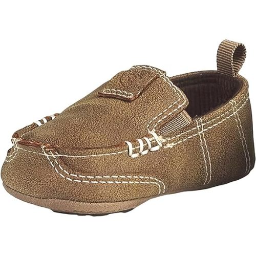 ARIAT Infant Boys Lil Stompers Shoe, Tan(Buckskin), 2