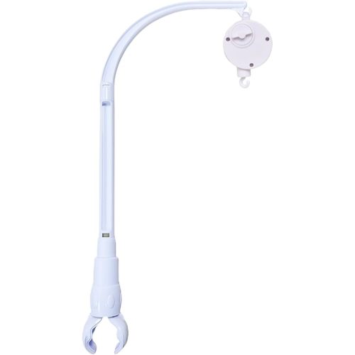 23 inches Crib Mobile Arm Nursery Mobile Arm Baby Mobile Hanger,The Claw Part can be Adjusted Width,DIY Toy Decoration,Mobile Arm for Crib(with Music Box)