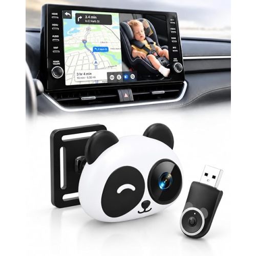 Baby Car Camera Carplay Monitor for Backseat Babycam