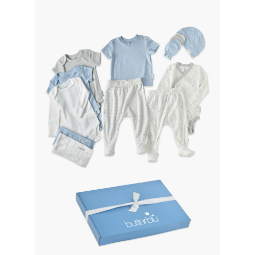 Butterblu Welcome Home 14-Piece Baby Gift Set - 0-3M