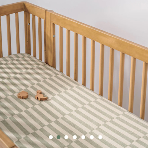 Babyletto Crib Sheet in GOTS Certified Organic Muslin Cotton