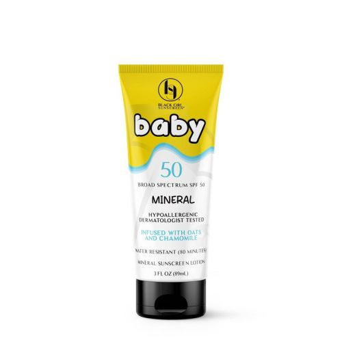 Black Girl Sunscreen Baby Mineral Lotion Broad Spectrum - SPF 50 - 3 fl oz
