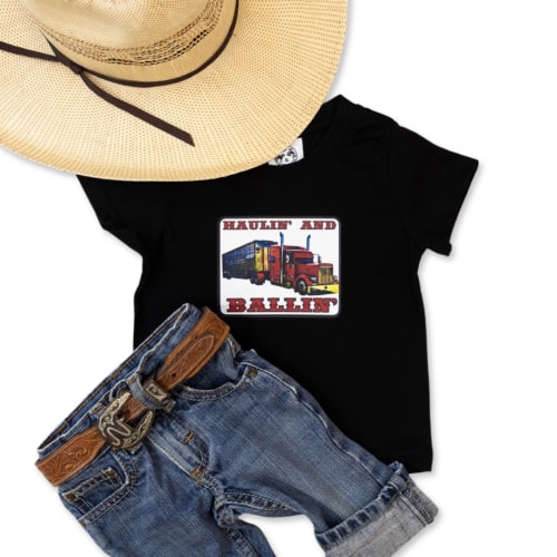 Haulin' and BALLIN' Shirt – Cowkid Clothing Company
