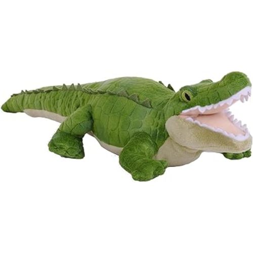 Wild Republic Cuddlekins Eco Mini Alligator, Stuffed Animal, 8 Inches, Plush Toy, Fill is Spun Recycled Water Bottles, Eco Friendly