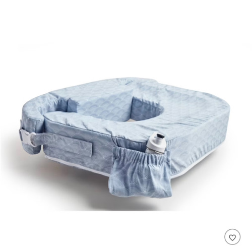 My Brest Friend Twin Nursing Pillow - Enhanced Comfort with Slipcover - Ergonomic Breastfeeding Pillow for Ultimate Support - Adjustable Nursing Pillow with Handy Side Pocket, Horizon