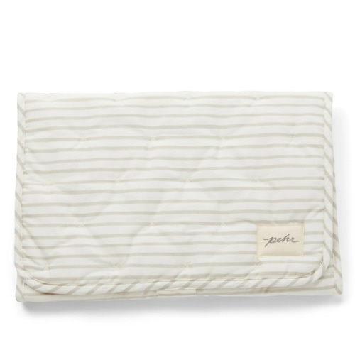 Striped On the Go Portable Changing Pad