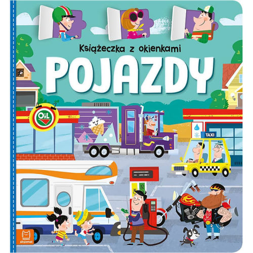 Interactive Polish Book with Flaps – Książeczka z Okienkami: Pojazdy