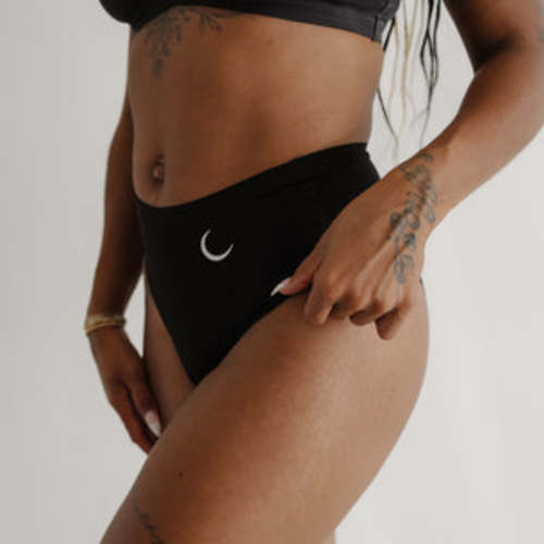 The High Waisted Bikini: Medium Flow – Wild Moon Underwear