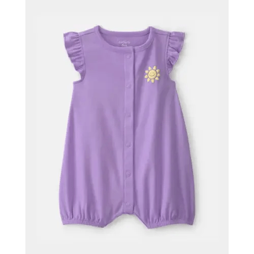 Baby Girl Sunshine Romper - Purple | Carter's