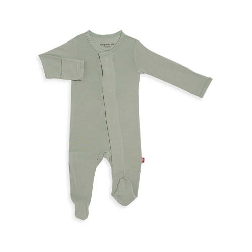 Magnetic Me Sea Foam Modal Magnetic Footie 03 Months in Sea Foam