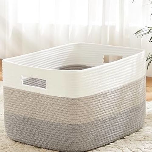 Rectangle Woven Baskets for Nursery & Toys