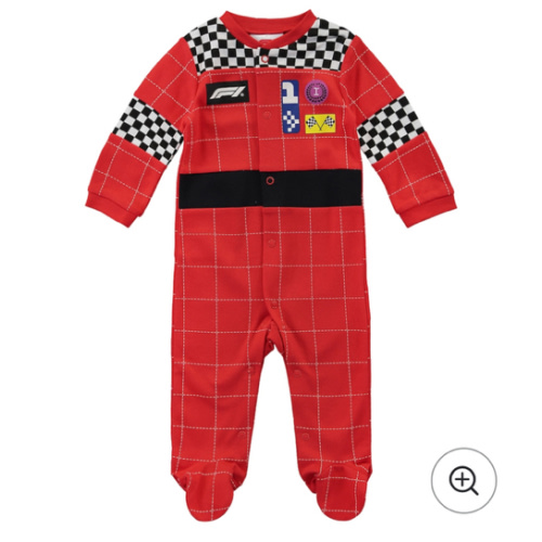 Formula 1 Boilersuit - Red- Baby
