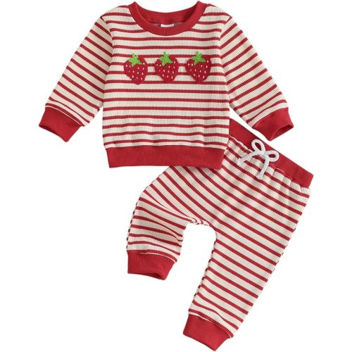 Baby Girl Clothes Daddy Mama Saying Outfits Long Sleeve Fall Winter Infant Toddler Sweatshirt Top Pants Set