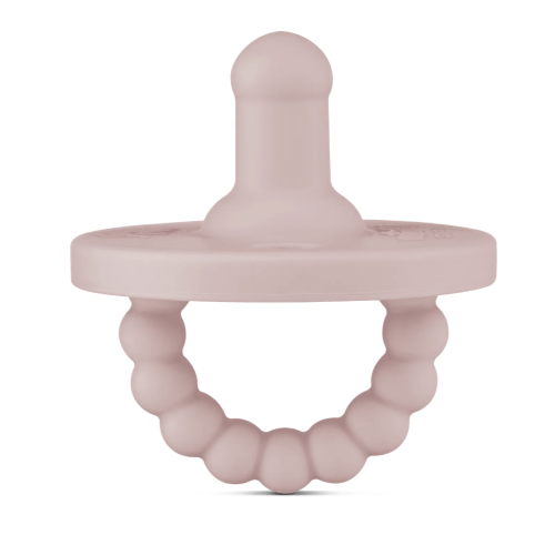 Cutie PAT Round (0-6m) Pacifier + Teether - Hazel