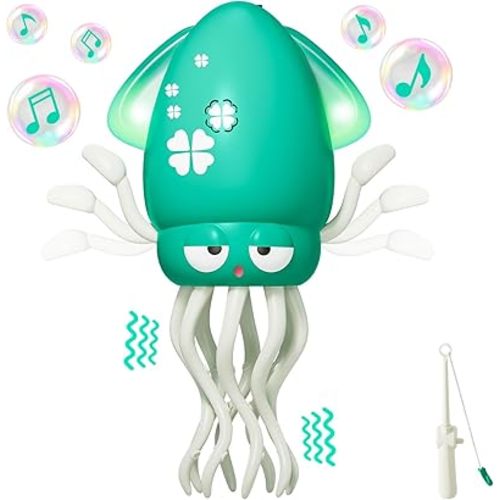 Electric Crawling Dancing Octopus Toy - LED Lights & Music, USB-C Rechargeable Tummy Time Toy for 36 Months-6 Years Toddlers, Boys & Girls | Birthday Gifts, Christmas Stocking Stuffers