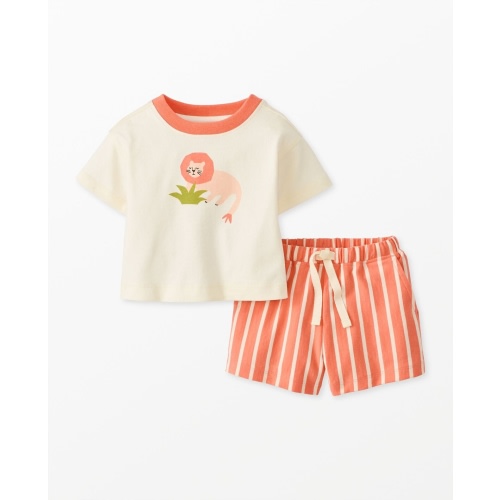 Baby Relaxed Fit Graphic T-Shirt & Shorts Set