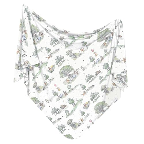 Copper Pearl Large Premium Knit Baby Swaddle Receiving Blanket Hundred Acre Wood