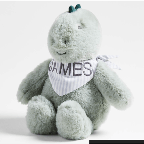 Crate Cuddlies Small Green Dinosaur Kids Stuffed Animal