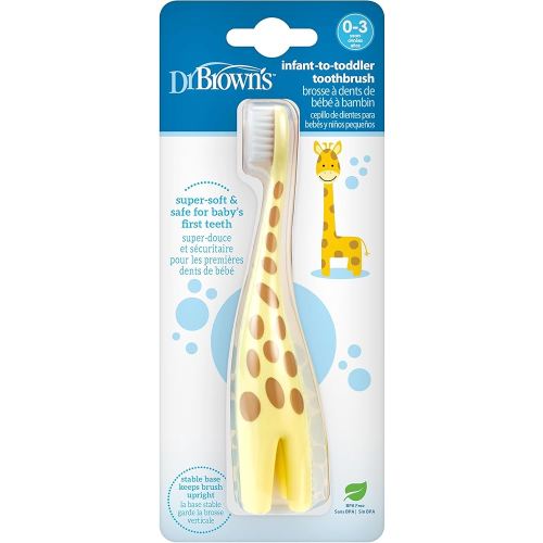 Dr. Brown's Infant-to-Toddler Toothbrush, Giraffe