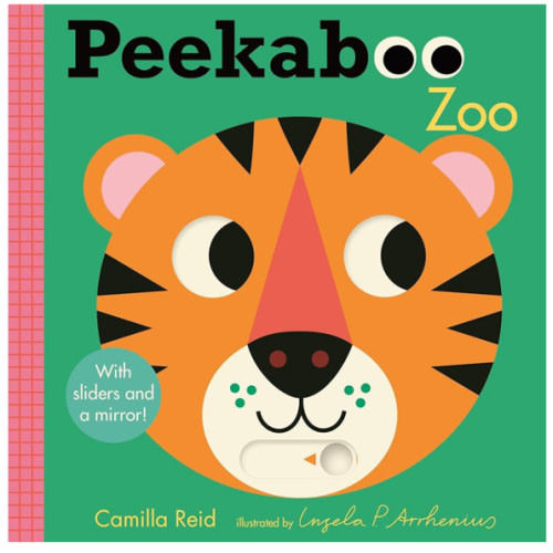Peekaboo: Zoo: (An Interactive Board Book for Babies & Toddlers with Mirror & Sliders to Push, Pull, or Turn. Cute Zoo Animal Artwork Includes a Rhino, Hippo, Camel, & More.)