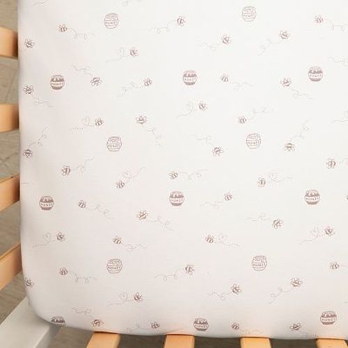 Living Textiles Baby Cotton Jersey Crib Little Geese Sheet
