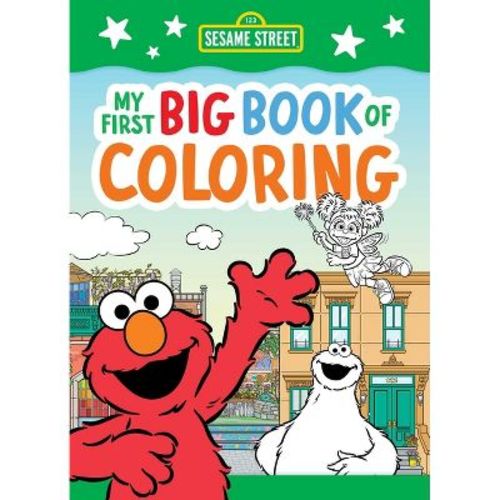 Sesame Street: My First Big Book of Coloring (a Sesame Street Coloring Book for Kids) - by Buzzpop (Paperback)