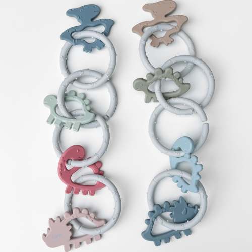 Dino Links Teether – Calla and Friends