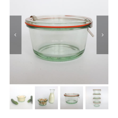 565 - Medium Bowl (Set of 4) - Weck Jars