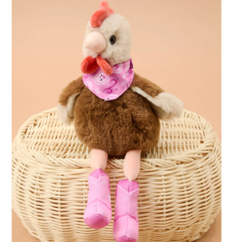 Cowgirl Chicken Plush