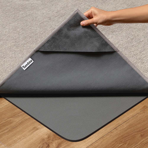 Tumble Esme Taupe Washable Rug 8x10