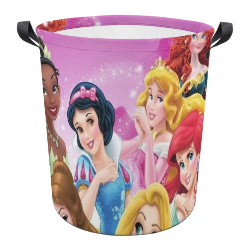 Girls BoysTiana Laundry Basket, Cartoon Animals Laundry Hamper, Foldable Clothes Storage Bin, Toy Organizer Basket for Bathroom 17.3“x17.3"