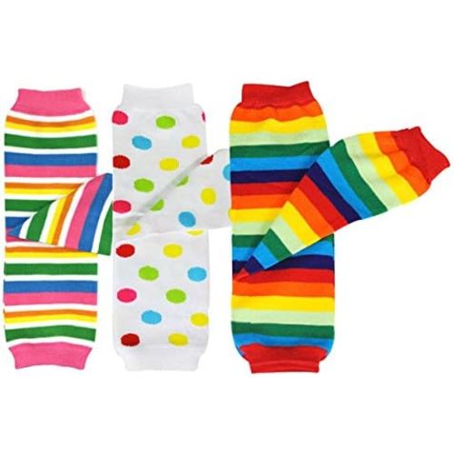 Bowbear Baby 3-Pair Playful Leg Warmers