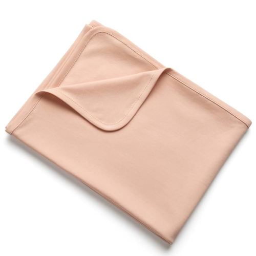 MON CHOU Premium Baby Swaddle Blanket - Luxuriously Soft Pima Cotton Jersey - Lightweight, Breathable Organic Cotton Baby Blanket and Newborn Swaddle - 38” x 38” (Bloom)