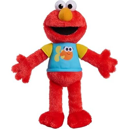 Amazon.com: Sesame Street Just Play 13-inch Sing-Along Plush Elmo Stuffed Animal : Toys & Games