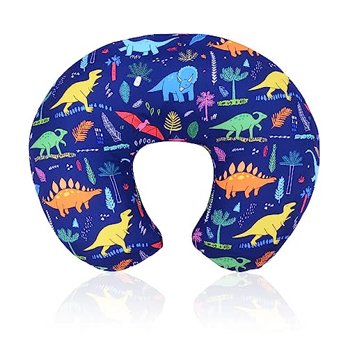 Cloele Nursing Pillow Cover for Breast Feeding Pillows,Blue Dinosaur | Boppy pillow covers,Breastfeeding Pillow Slipcovers for Baby Boys & Girls,Ultra Soft Infant Nursing Pillowcase for Newborn