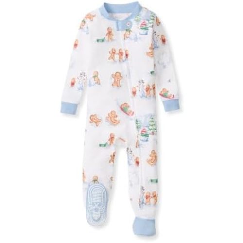 Burt's Bees Gingerbread Friends Pajamas Sleep 0-3 Months