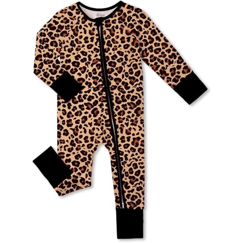 Weiwei Pajamas for Baby Boys & Girls Footies, Viscose from Bamboo Baby Romper, Baby Sleepers, 2-Way Zippy PJs, YKK